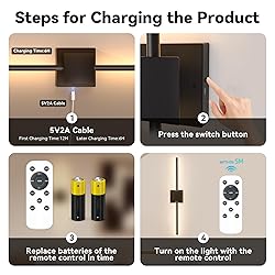 Torchlet Battery Operated Wall Sconce with Remote