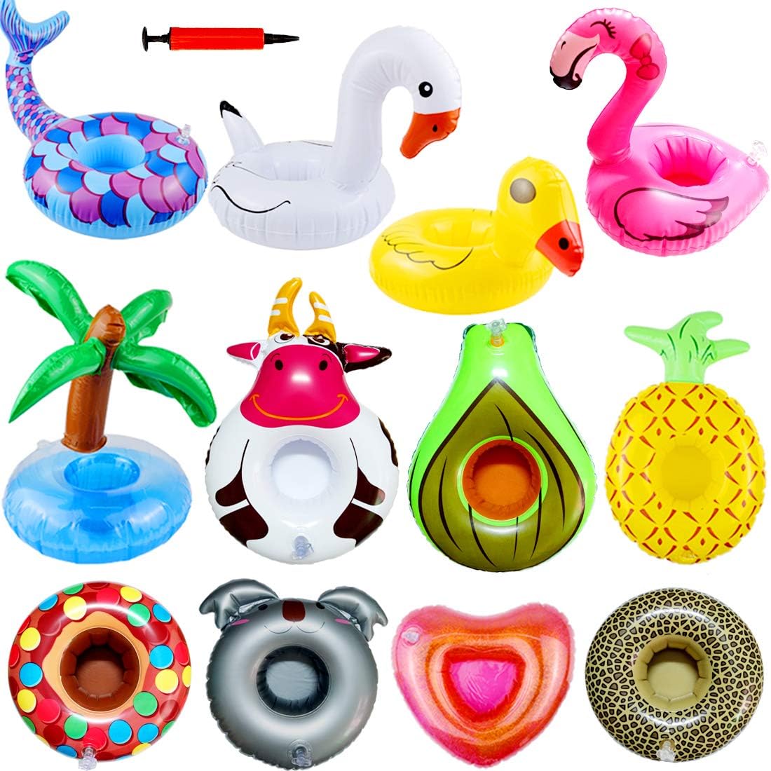 inflatable drink holders for pool