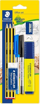 Staedtler Noris Office Set Assorted Pencils Pens Highlighter Eraser Sharpener