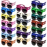 SUNYIWJIE 60/120 Pairs 20 Colors Neon Color Sunglasses, Party Favor Sunglasses Bulk for Adults Party Wedding Music Festival
