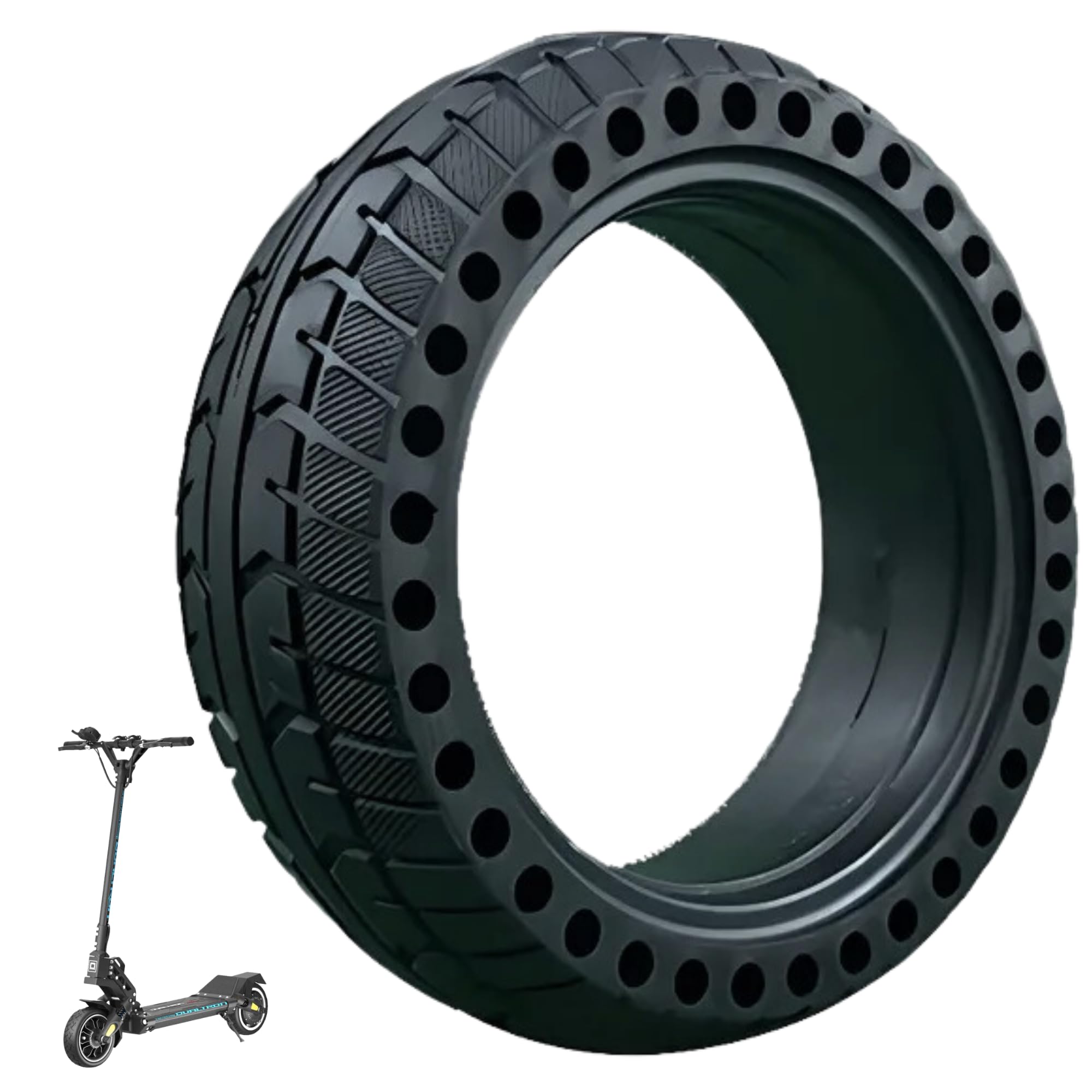 BITUME | Dualtron Mini Electric Scooter Full Tire | 8.5 Inch Unbreakable Tire for Electric Scooter Front & Rear Wheel | Puncture Proof Tyre | Inner Width 55.4mm