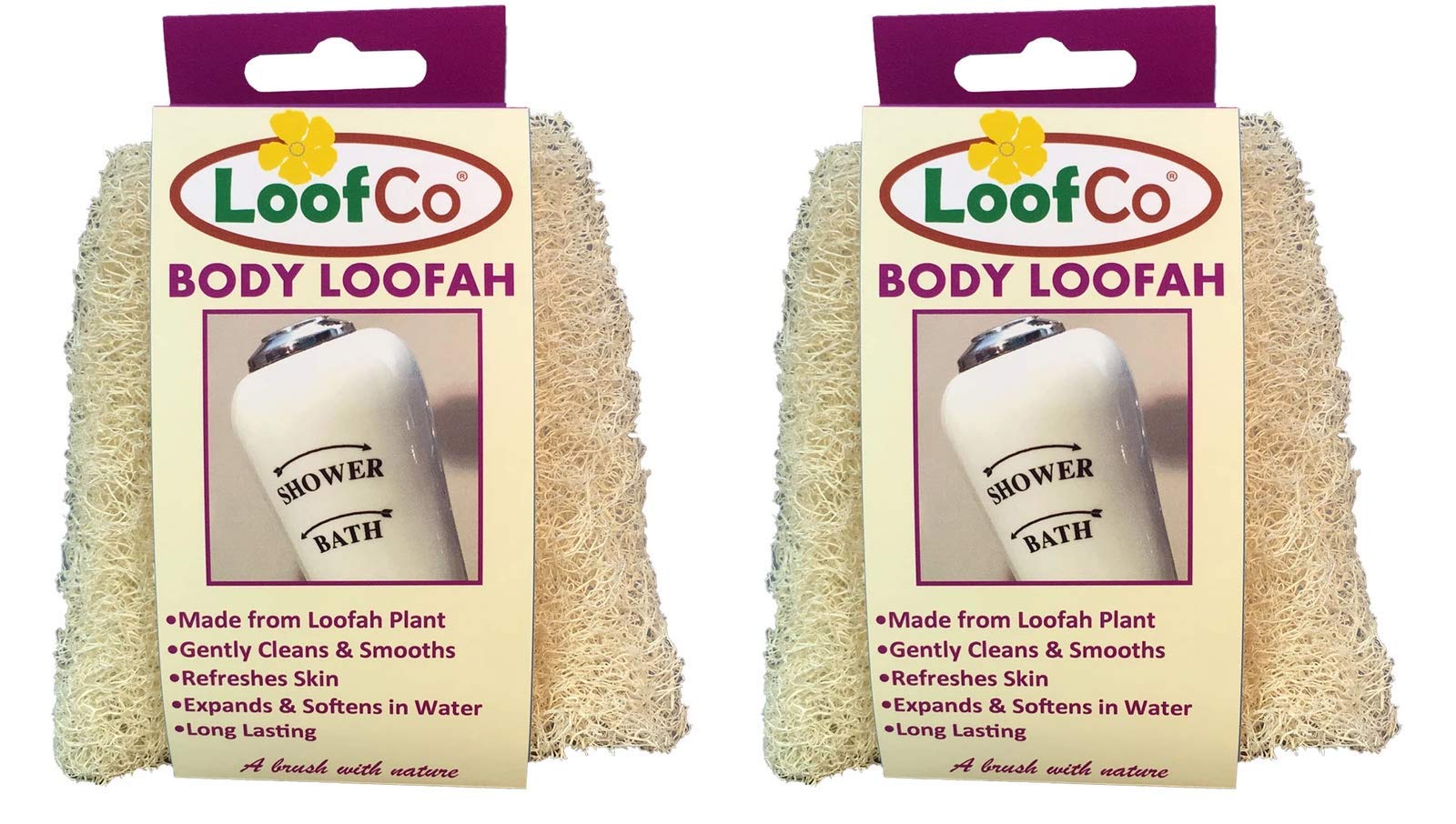 LoofCo Body Loofah (Pack of 2)