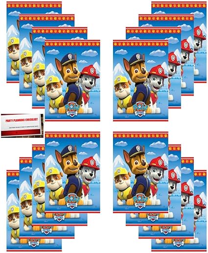 paw patrol candy bags