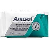 Anusol Cleansing Wipes - Gently Soothes & Cools, Made with Naturally Derived Ingredients, Hypoallergenic, Clincially Tested -