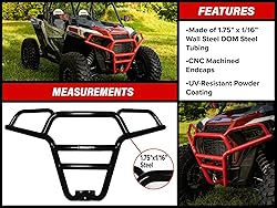 SuperATV.com Front Bumper for 2021+ Polaris RZR