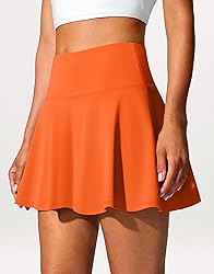 SANTINY 14" Tennis Skirt Golf Skorts with Pockets
