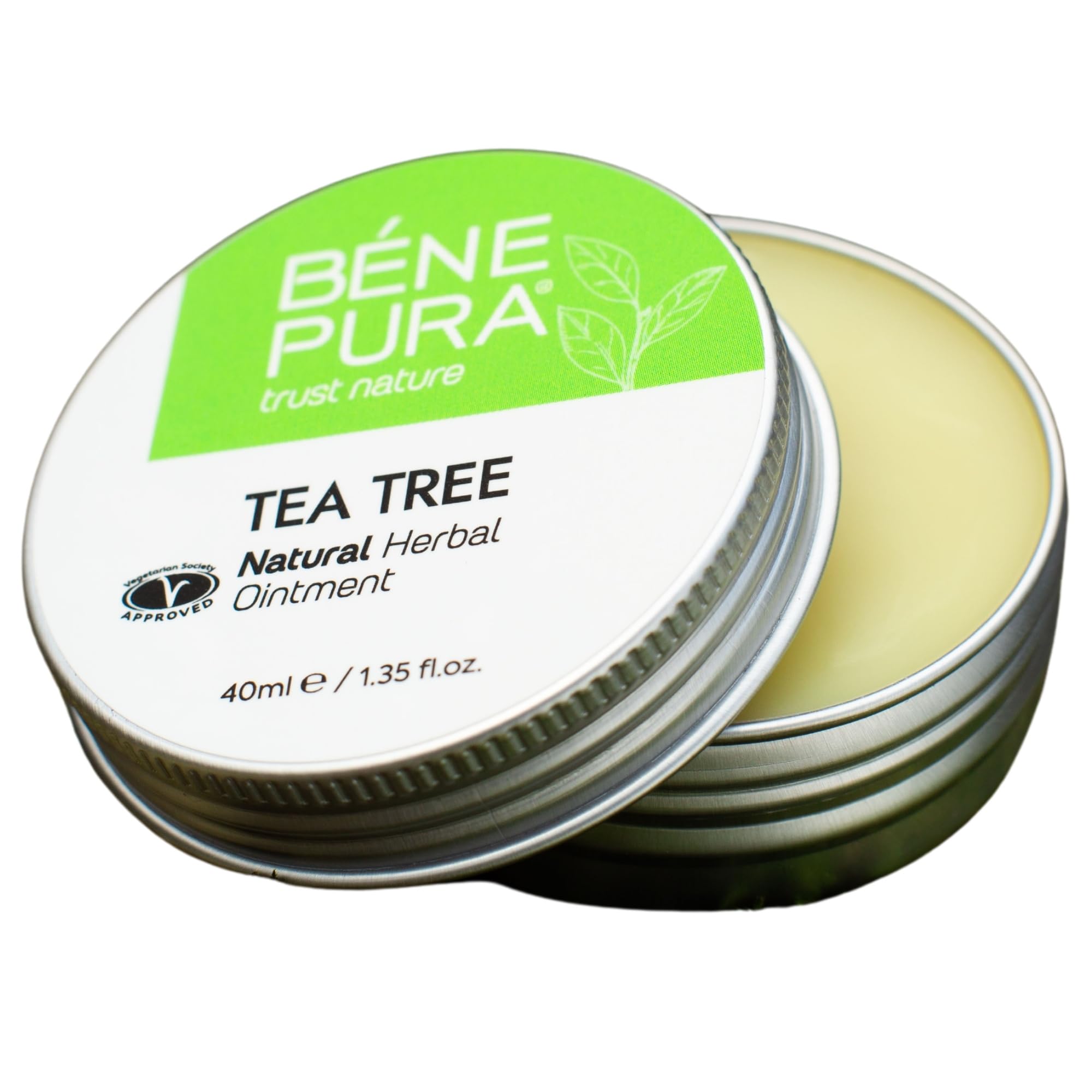 BenePura Tea Tree Ointment, Natural Ointment for Itching, Rashes and Mosquito Bites, 40 ml (Pack of 1)