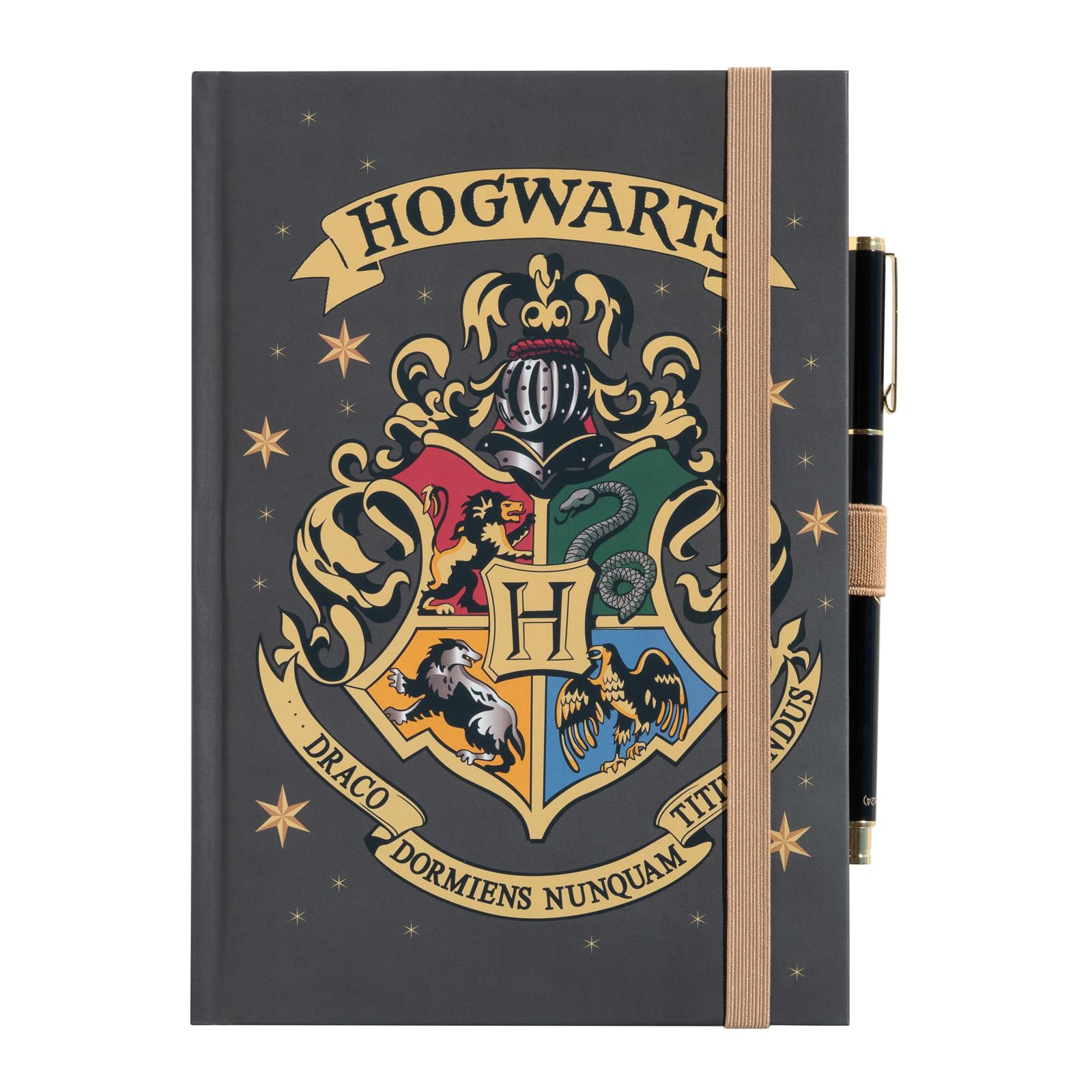 Grupo Erik A5 Notebook & Pen Set - Harry Potter Gifts | Bullet Journal Dotted Note Book, Dotted Notebook A5 Sketchbook | Hogwarts Harry Potter Stationery Gifts Under 15 Pounds