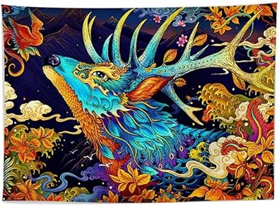 PAIZEP Ukiyo-e Tapices de Sala de Estar japoneses Montaña Ola oceánica