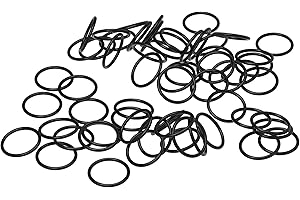 FOCMKEAS 50 PCS Nitrile Rubber O Ring 24mm OD 20mm ID 2mm Width, Metric Buna-N NBR Sealing Gasket Plumbing, Gas, Automotive and Faucet Repair, Resist Oil and Heat O-Rings, Black