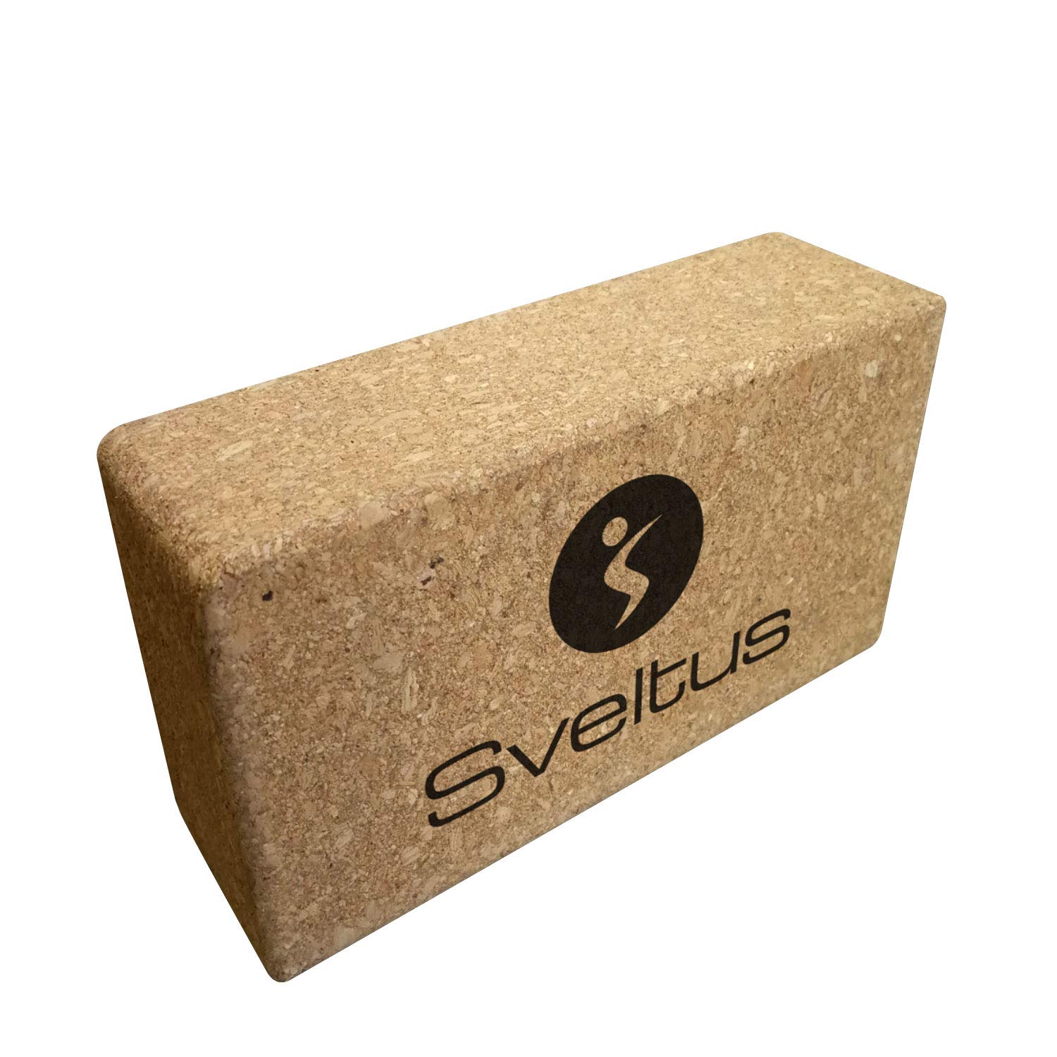 sveltus Unisex Adult Cork Yoga Brick Cork