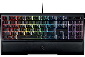 Razer Ornata Chroma Gaming Keyboard: Hybrid Mechanical Key Switches - Customizable Chroma RGB Lighting - Individually Backlit