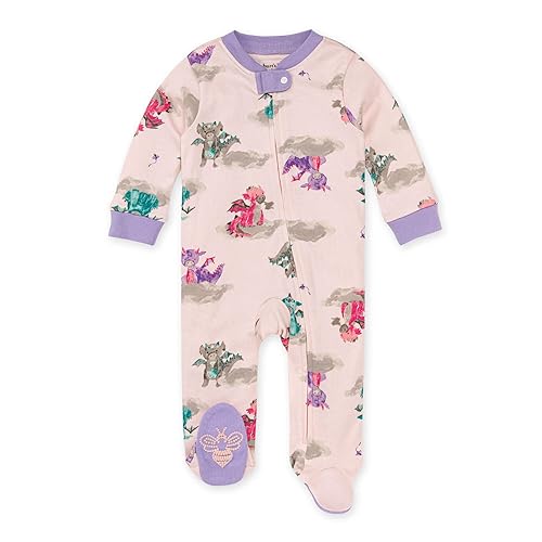 Burt's Bees Baby Baby Girls' Pajamas, Sleep and Play Loose Fit - Main Image