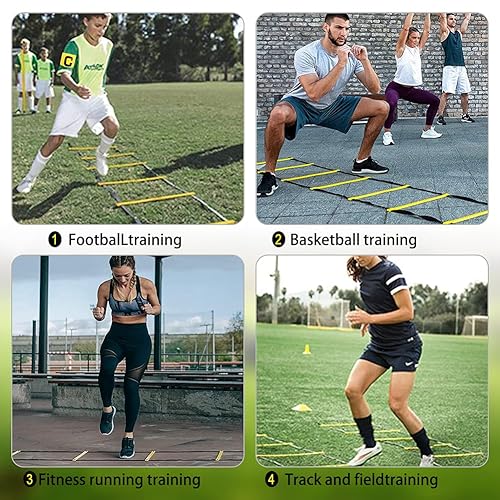 Soccer Training Equipment for Kids, Speed Agility Training Set