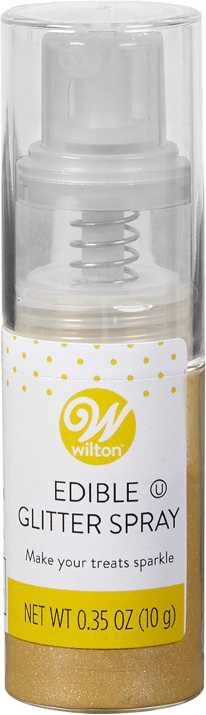 Amazon Com Wilton Edible Gold Glitter Spray 0 35 Oz Kitchen Dining Amazon Com Wilton Edible Gold Glitter Spray 0 35 Oz Kitchen Dining