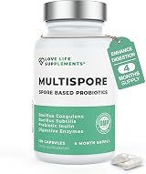 LOVE LIFE SUPPLEMENTS Multispore Plus Probiotics 120 capsules UK Made view 1