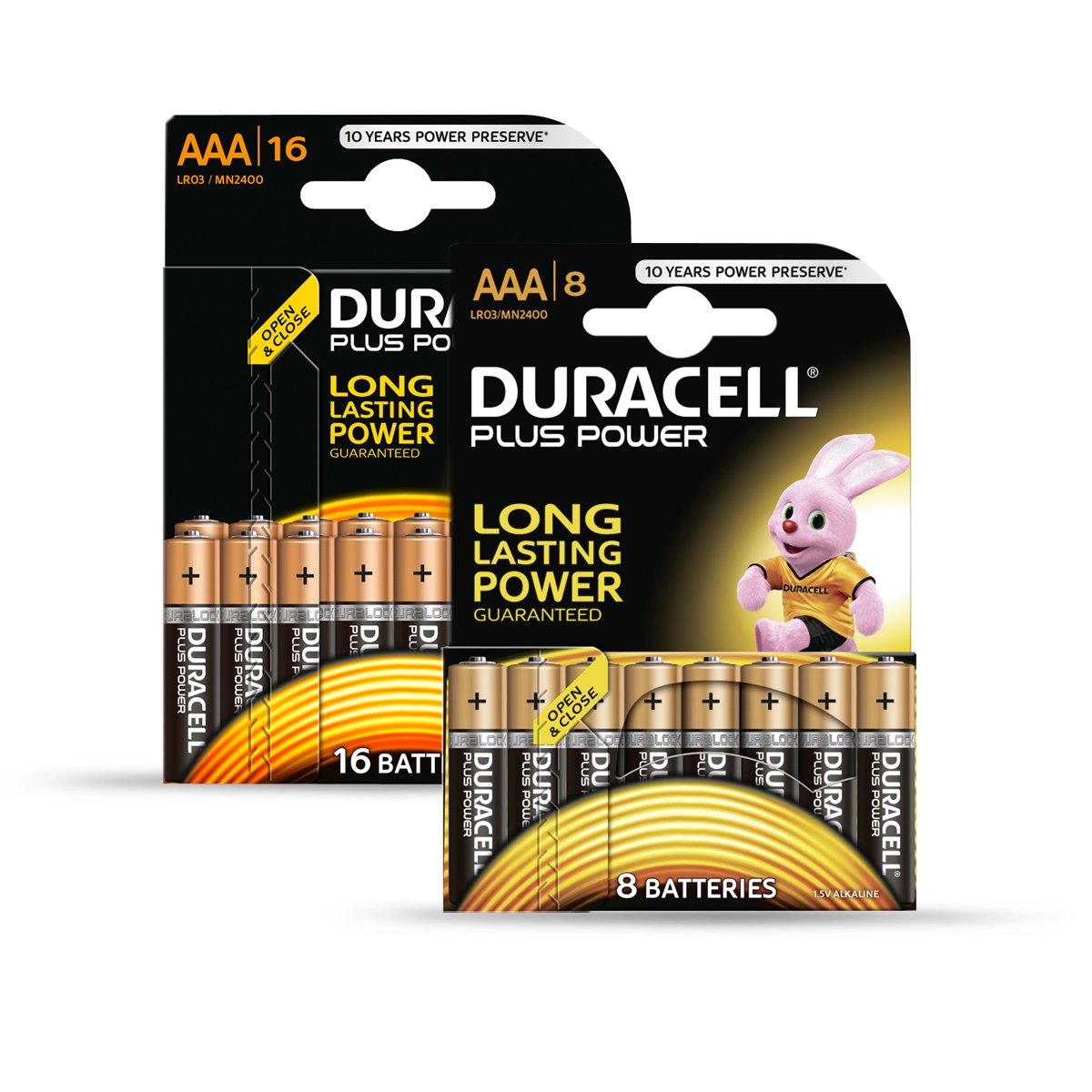 Duracell Battery Plus AAA Plus 8 Free Special Pack Of 16