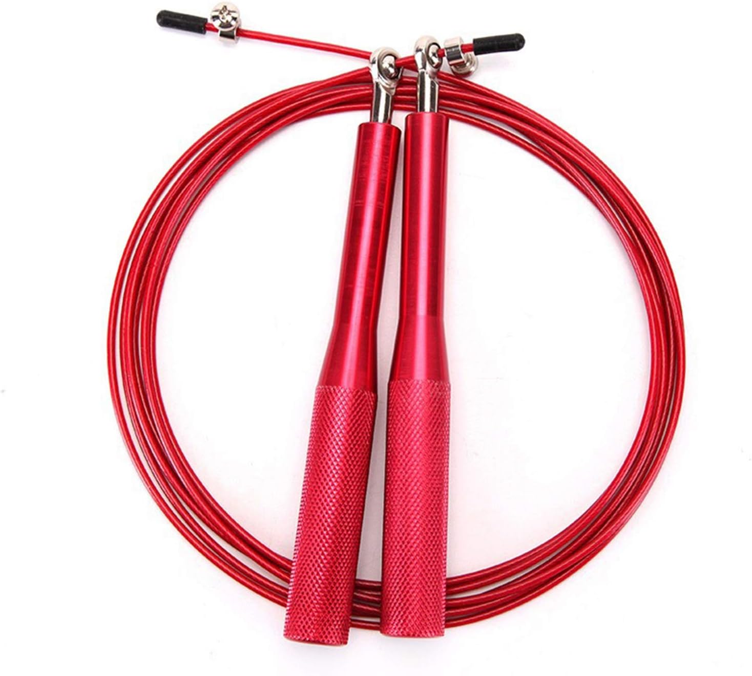 KZKR Jump Ropes for Men Woman, Rope Skipping with Foam Antiskid Handles for Aerobic Exercise Like Speed Training