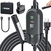 Level 2 &amp; Level 1 EV Charger for Tesla Mobile Charging,12/16A ETL Certified | 110/240V EV Charger with 25ft Charging Cable, NACS Connector, NEMA 6-20 Plug to NEMA 5-15 Adapter for Tesla Model Y/3/S/X