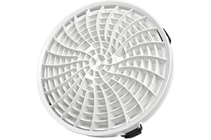 DETAIL GUARDZ Dirt Lock Car Wash Insert – Bucket Filter for 3–8 Gallon Round Pails – Traps Debris, Prevents Swirl Marks – Self-Locking Rubber Grips, Venturi Flow, Cleaning Tool (White)