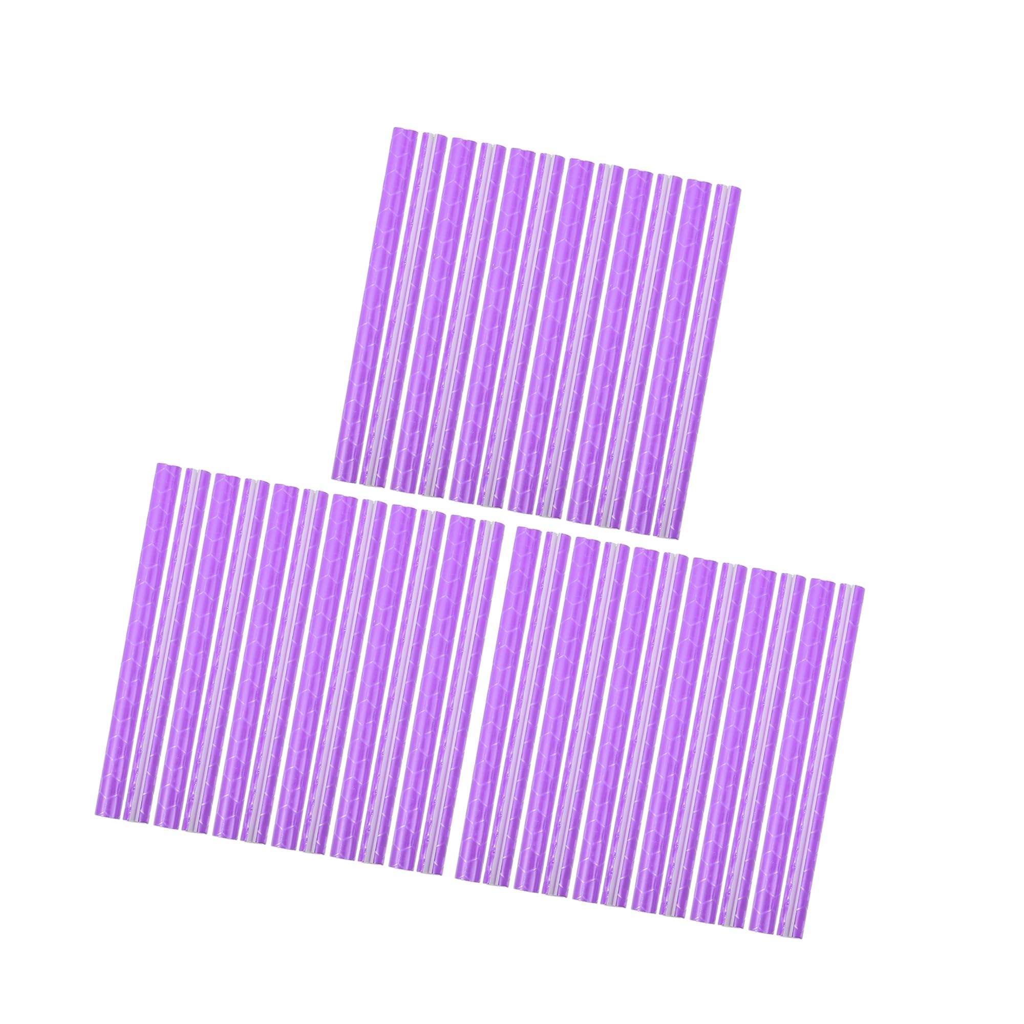 TUCKBOLD 36 Pcs Purple Bicycle Reflector Reflective Version Durable ABS Automotive Parts