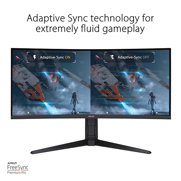ASUS TUF GAMING 34” 1440P 1500R CURVED MONITOR (VG34VQL3A) – QHD (3440 X 1440), 180HZ, 1MS, EXTREME LOW MOTION BLUR, FREESYNC PREMIUM PRO, 125% SRGB, DISPLAYHDR 400, HEIGHT ADJUSTABLE, 3 YEAR WARRANTY