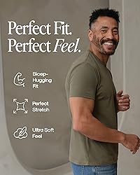 True Classic Mens T-Shirts - Short Sleeve Crew Neck