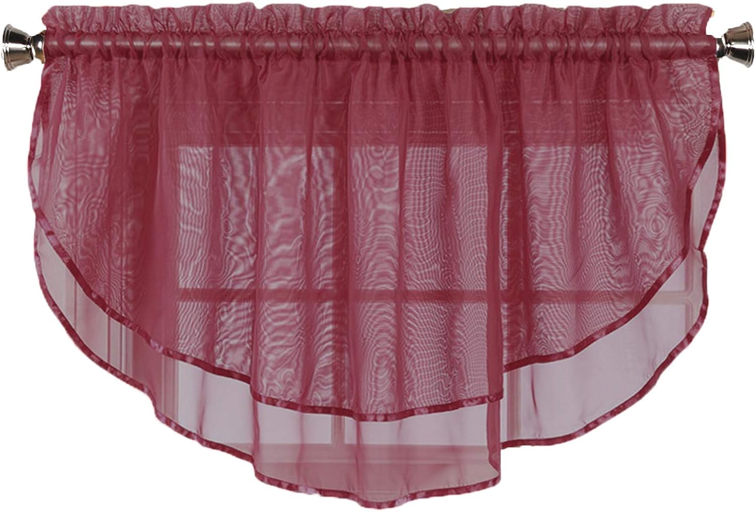Best sheer curtains for living room with valance