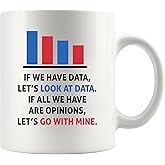 Panvola If You Have Data Let's Look At Data Analyst Scientist Gifts Boss Coworker Office Gifts Novelty Drinkware Ceramic Mug 11 oz White