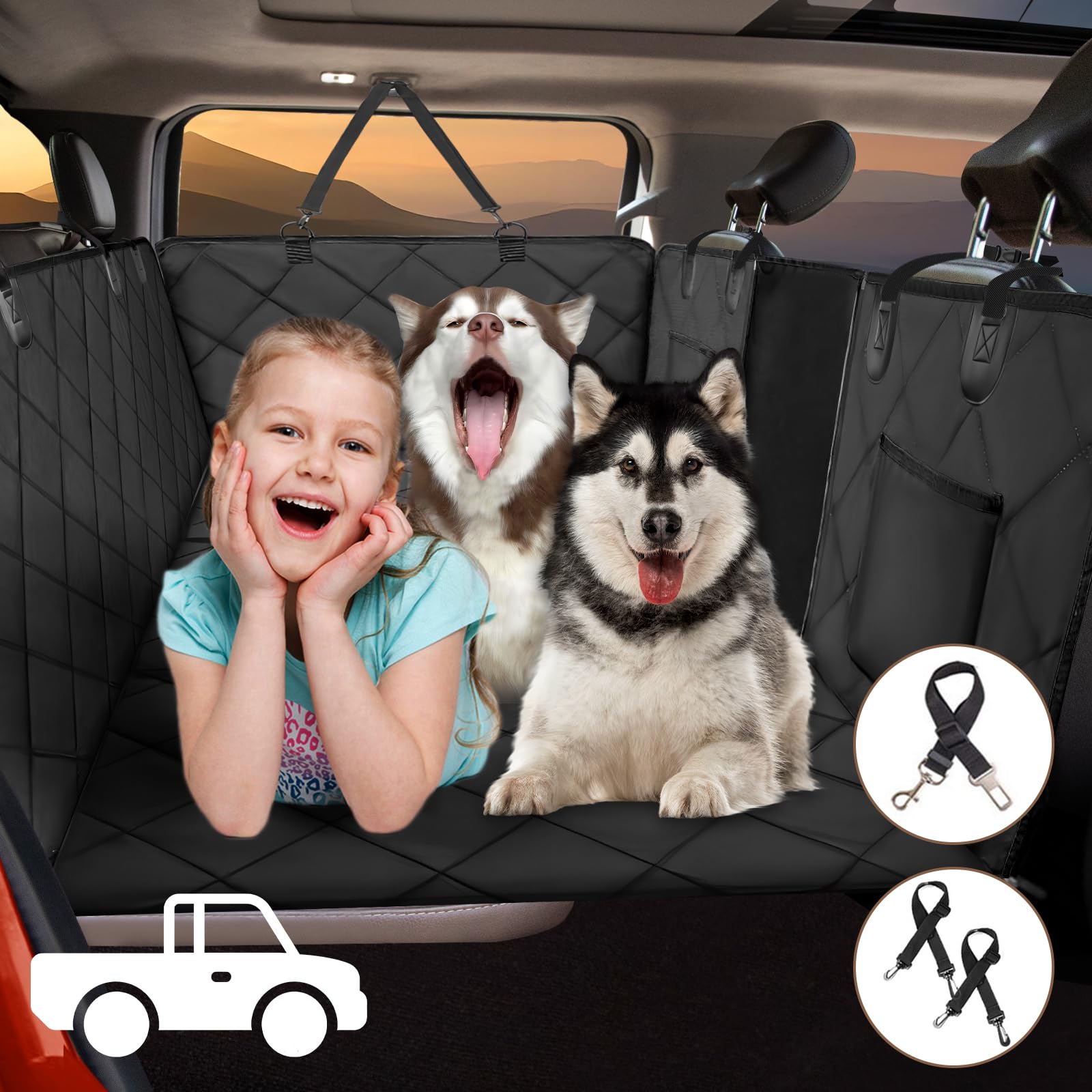 Auto Dogstyler Backseat Backseat Cover For Dogs In Car Back Seat