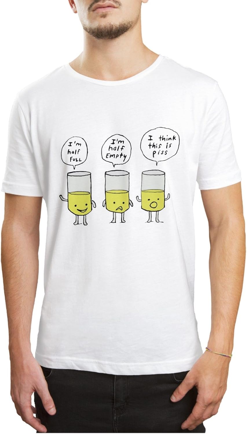 OKSDLK I'm Half Full I'm Half Empty I Think This is Piss Men's Short