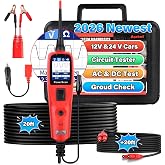 Autel PowerScan PS100 Circuit Tester 2.0, 12-24V Power Circuit Probe Tool | Electrical Short Open Circuit Finder, AC/DC/Resistance/Component/Signal/Test Light Automotive, 20ft Extension Cord