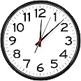 The Ultimate Wall Clock - 14" Quartz, Black, Easy to Read, Perfect for Home, Office, Kitchen, School, Classroom, Patio, Indoor/Outdoor…