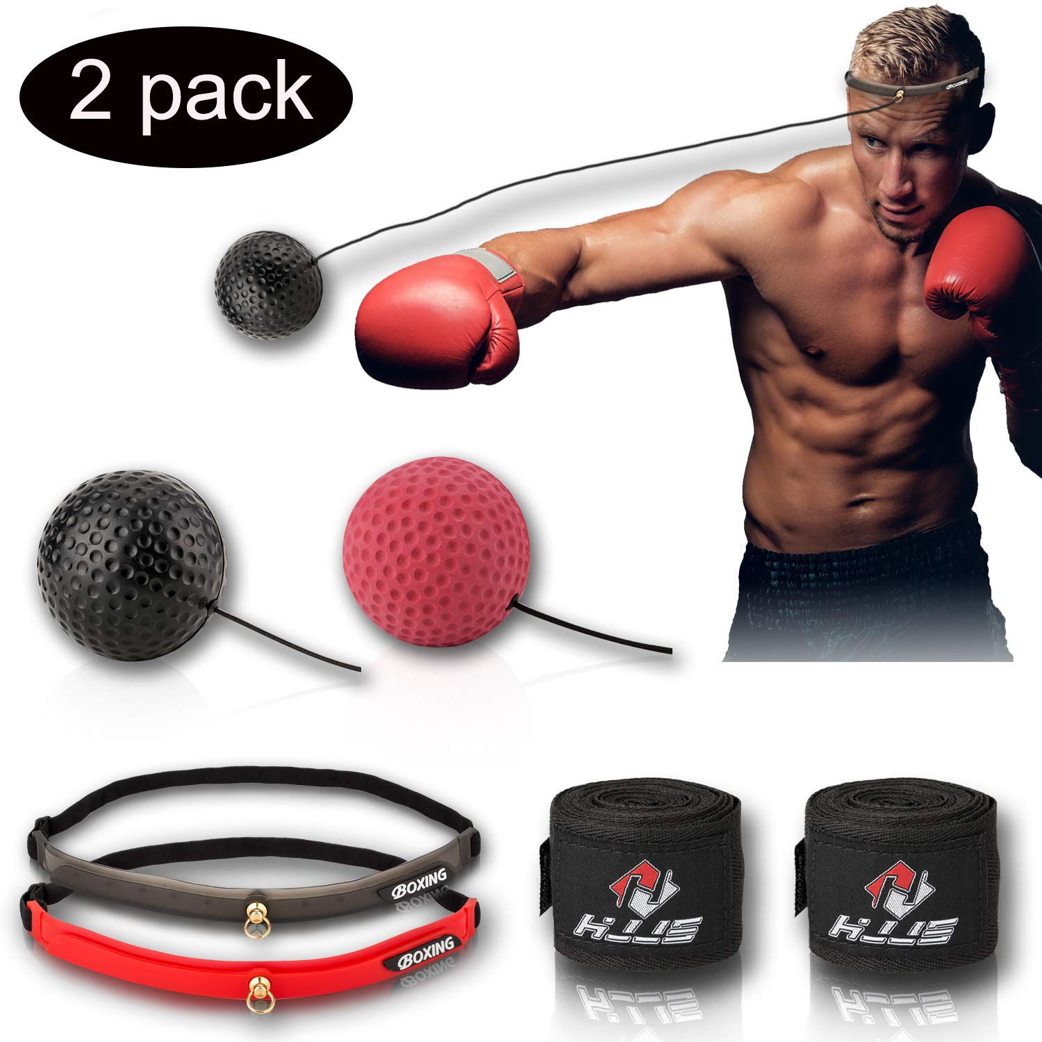 Boxing Hand Eye Coordination Training 2 Difficulty Level Fight Reflex