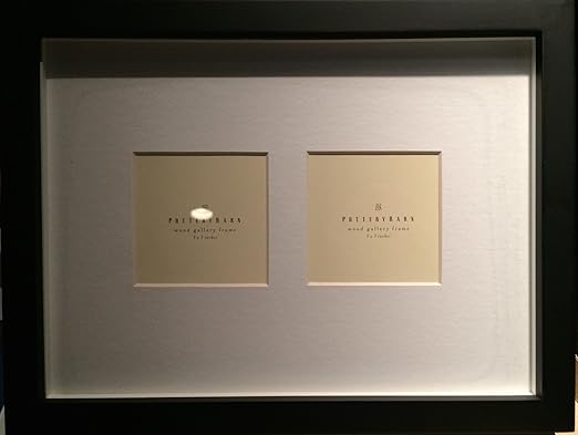 Amazon Com Pottery Barn Black Duet Gallery Frame Two 3 By 3
