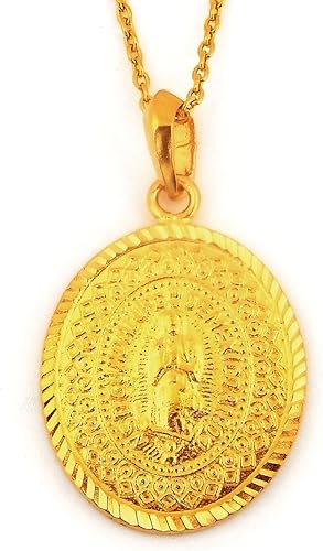 Amazon ネックレス メンズ レディース ブランド シルバー 925 Blackdia 24k Gp ゴールド マリア コイン ネックレス L ジュエリー 通販