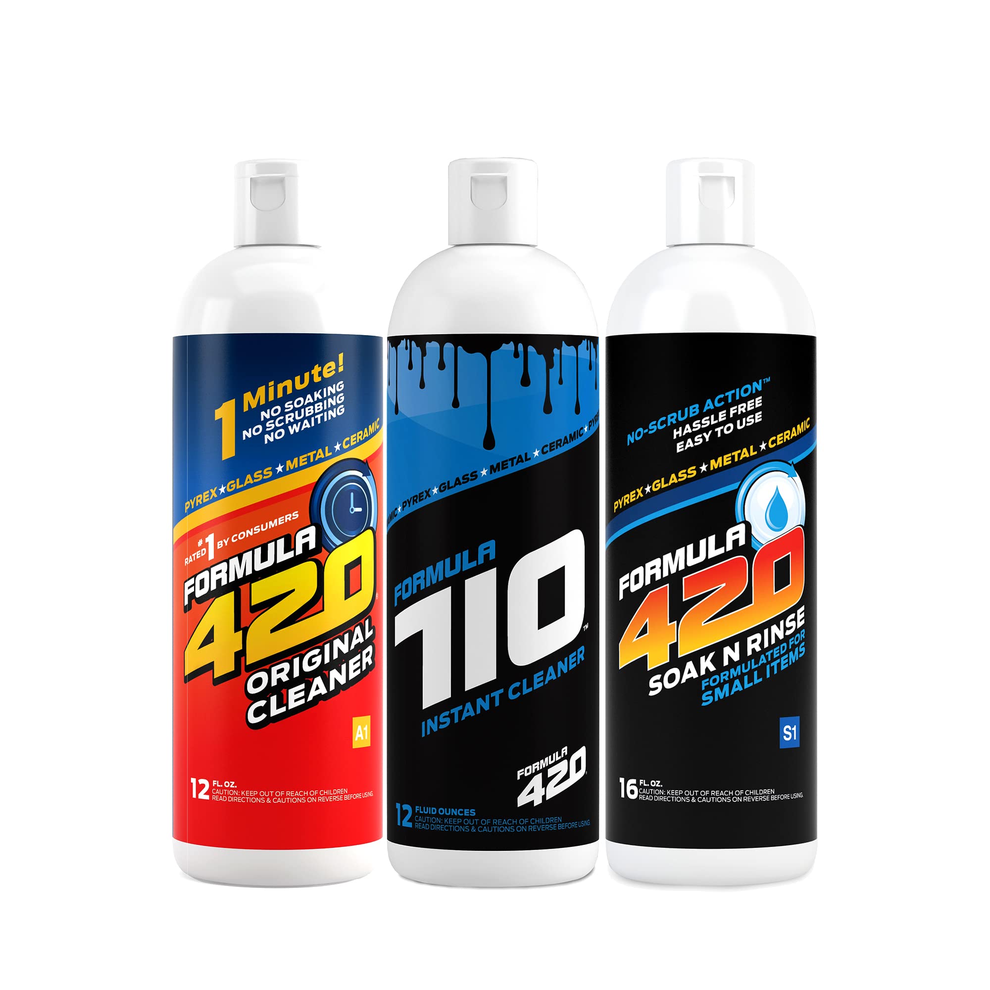 Mua Bundle Pack : 1 Bottle Glass Metal Ceramic Pipe Original Cleaner 12 ...