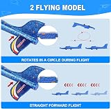 TODARRUN Airplane Launcher Toy 3 Pack LED Foam Gliders with 2 Flight Modes view 5