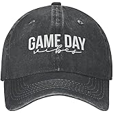Game Day Vibes Hat for Men Baseball Caps Cute Caps
