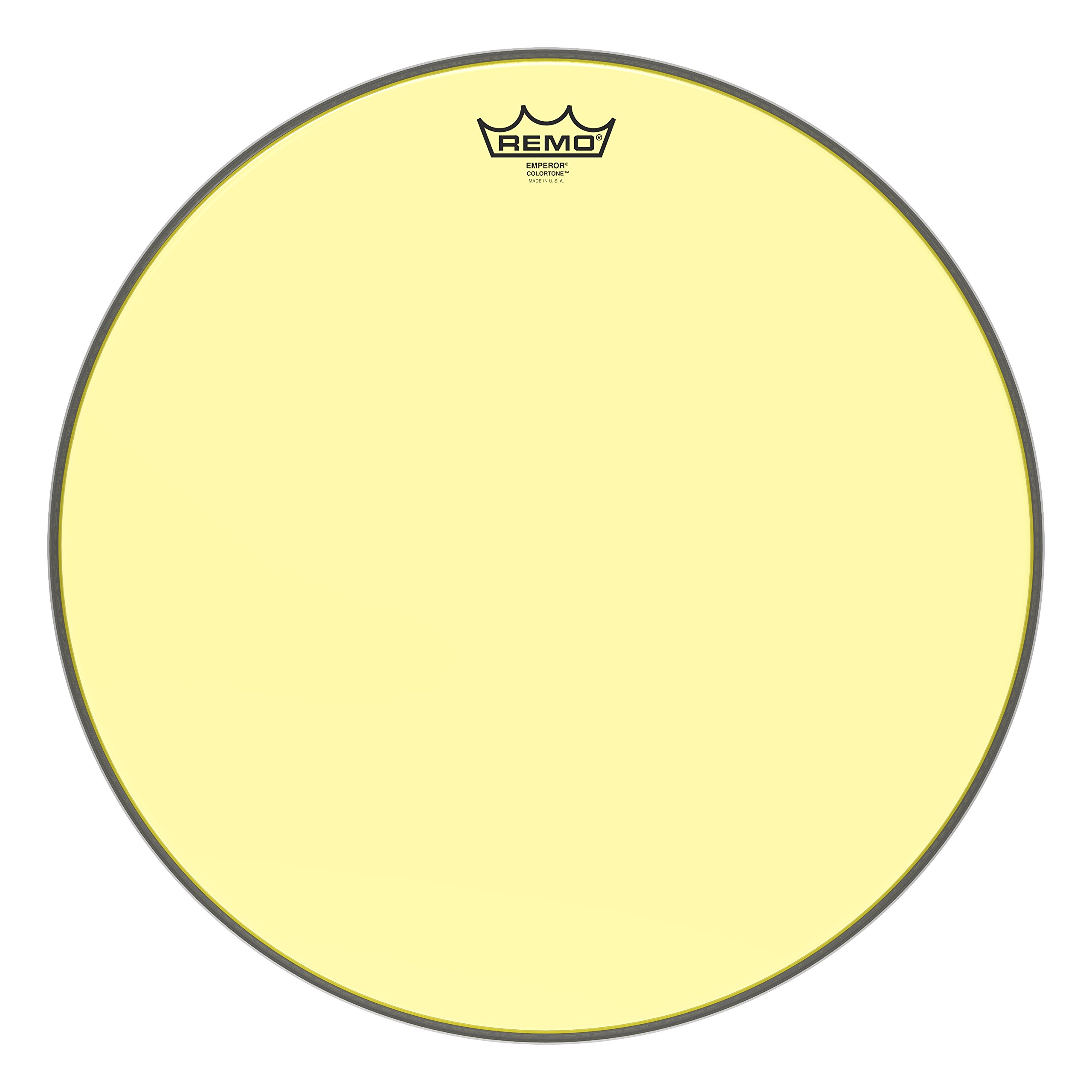 Remo Drumhead Colortone Emperor Clear Yellow – 18" – BE-0318-CT-YE