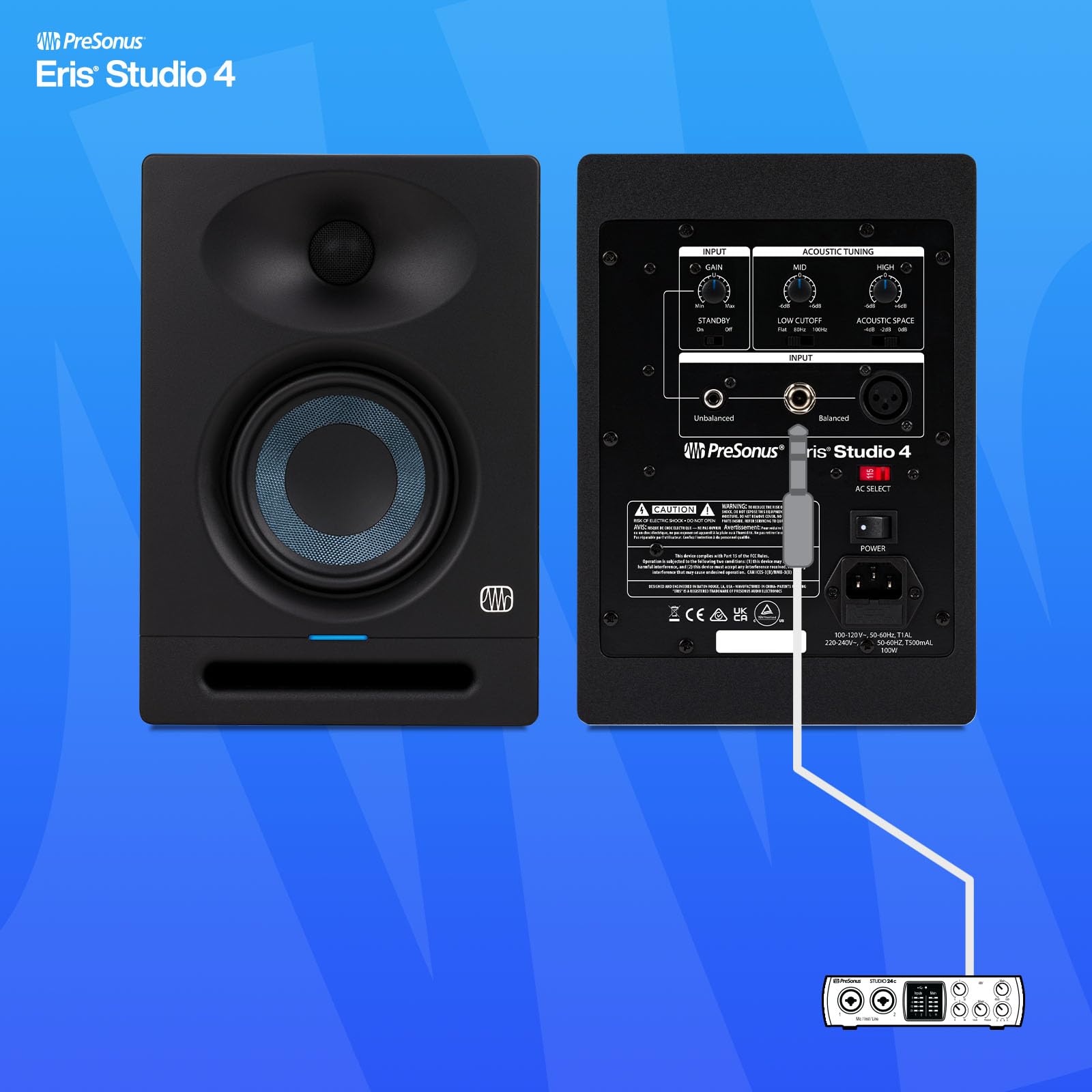 Mua PreSonus Eris Studio 4 4.5-inch 2-Way Active Studio Monitor with ...