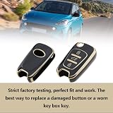 ECSiNG 2pcs Car Key Fob Case for Kia Sportage Sorento Ceed Rio Soul Venga view 3