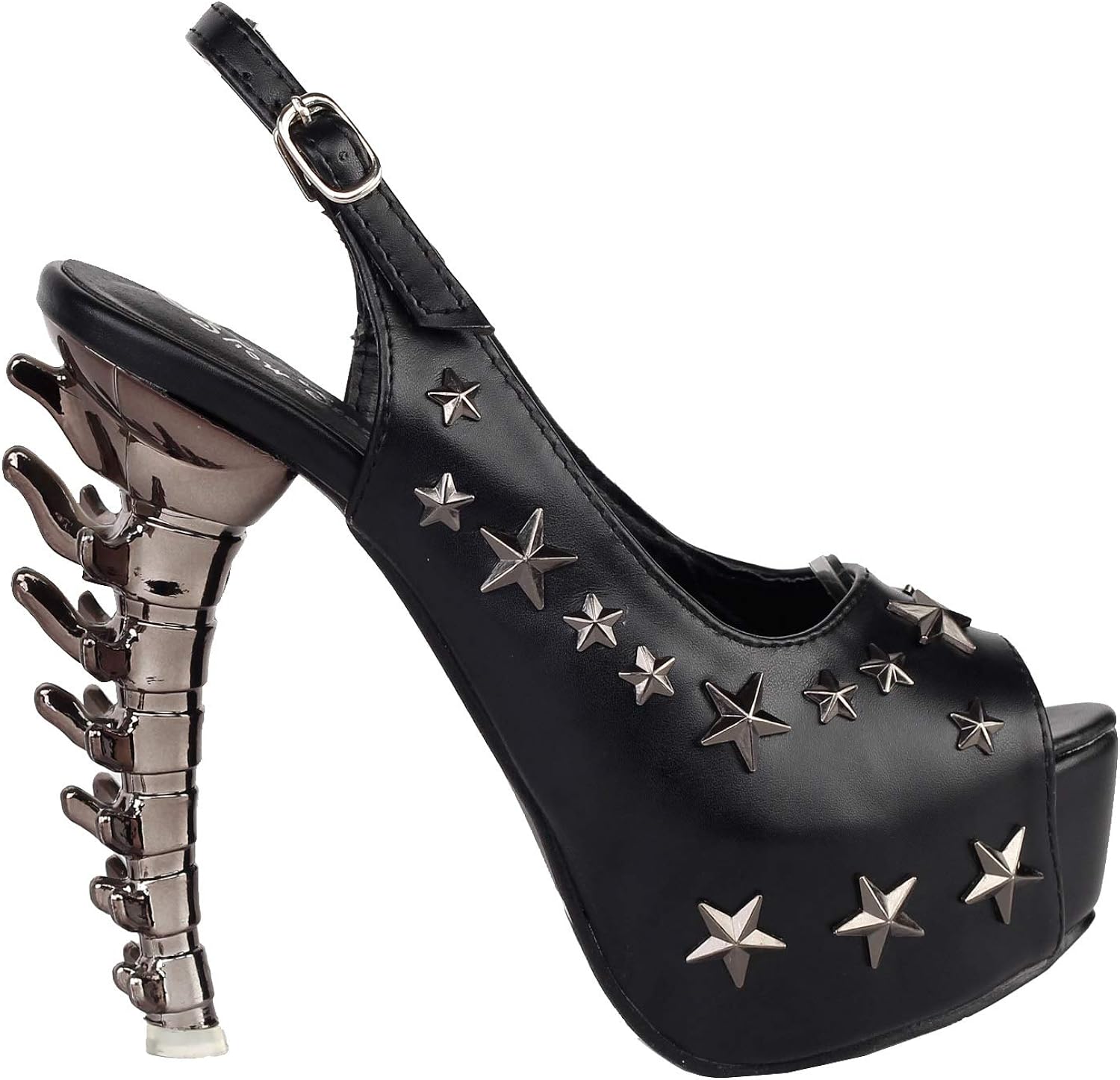 bone slingback pumps