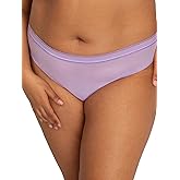 Curvy Couture womens Plus Size Thong Panties Available in Smooth, Mesh and Lace