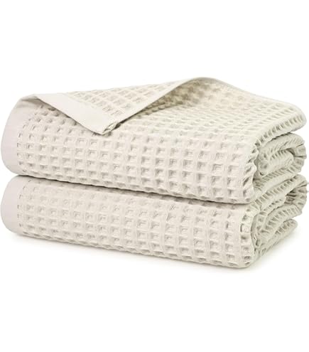 Amazon.com: blomus Caro Waffle Weave Cotton Hand Towel XL 20 x 40