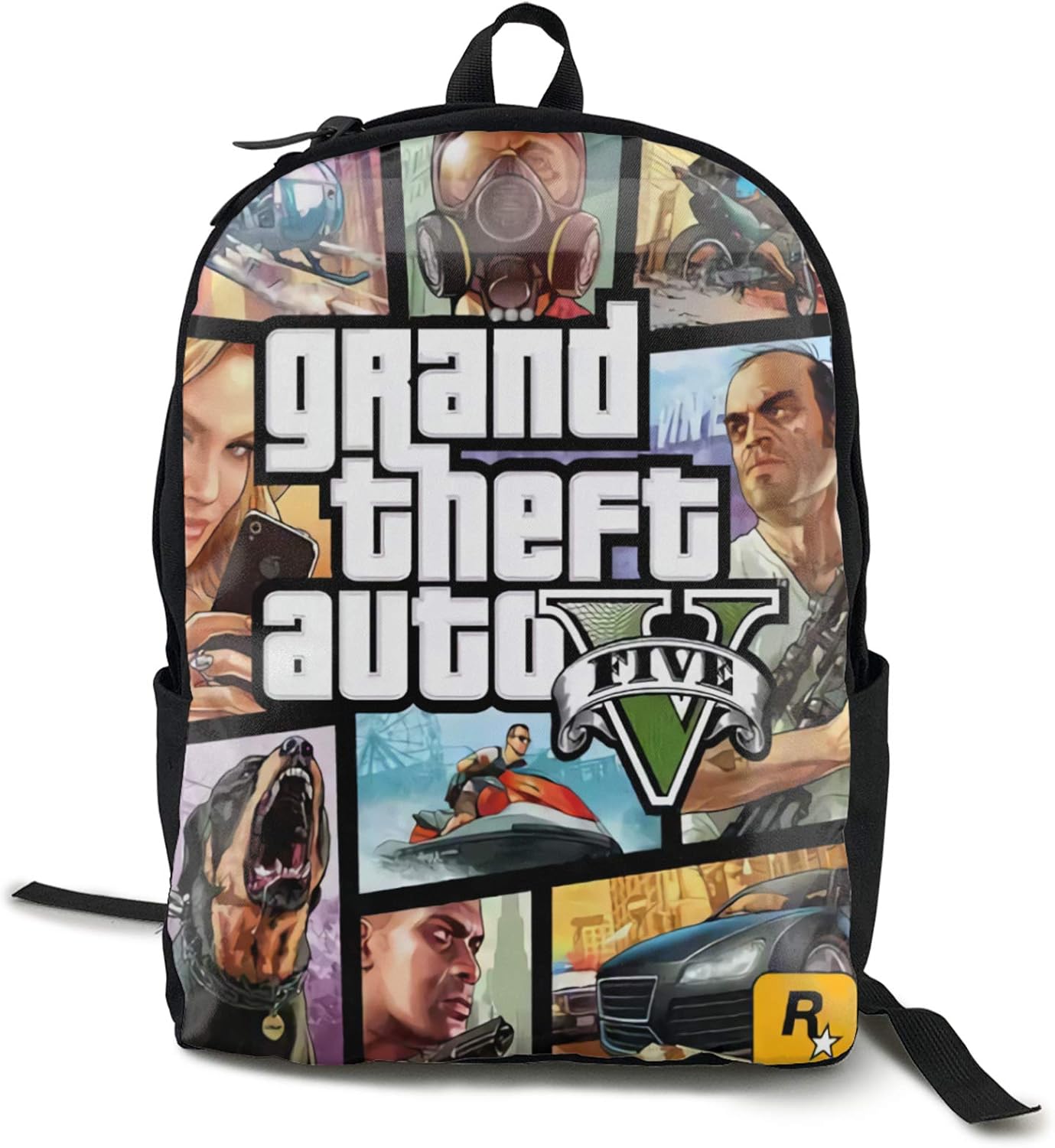GtaVGrandTheftAuto Laptop Backpack Business Travel Backpack Water