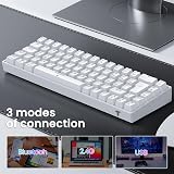 TECURS Wireless Mechanical Keyboard RGB UK Layout 65% Red Switch Bluetooth 2.4G view 3