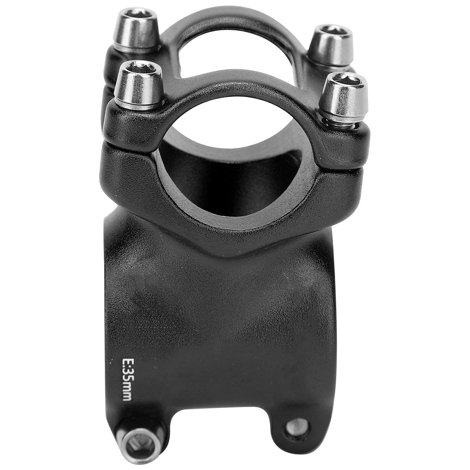 Bike Handlebar Stem, Short Stem, 25.4x35mm, 1in. Diameter, Sturdy Construction, Perfect Fit for Mountain Biking, Road Biking, Urban Cycling, BMX, Fixie Bikes