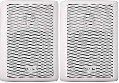 white passive speakers