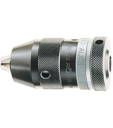 Röhm Supra Keyless Drill Chuck 1/2 Inches, 1 Piece, 871050 with
